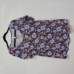 LuLaRoe Classic Tee geometric and floral print